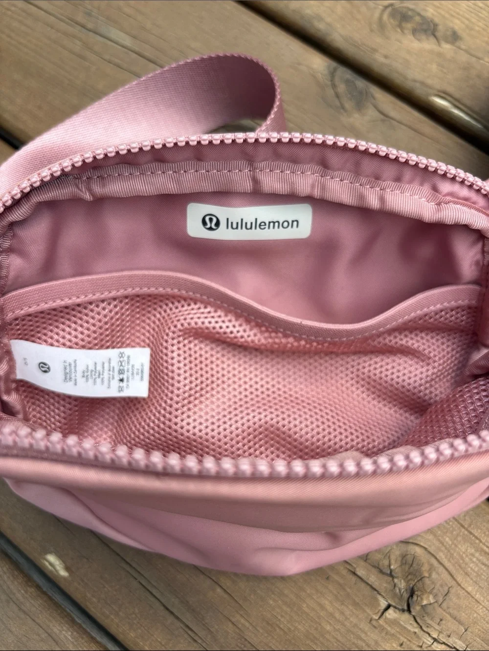 lululemon athletica Dusty Pink Crossbody Belt Bag